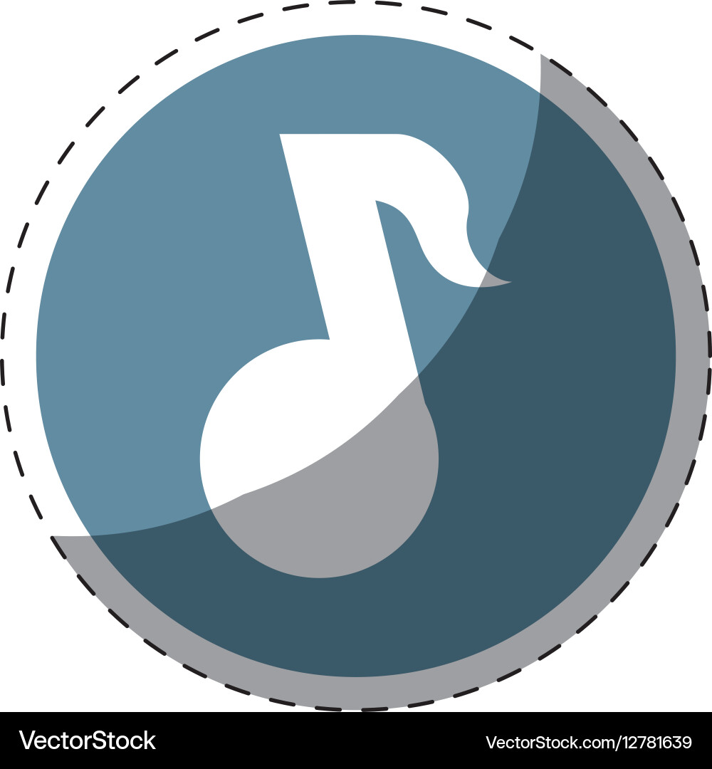 Music player button thumbnail icon image vector image