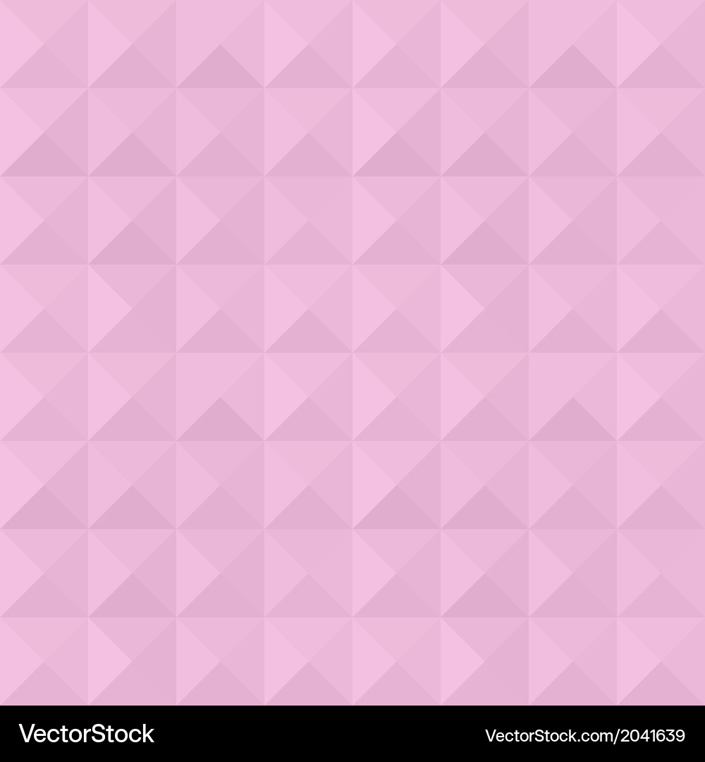 Pink triangle pattern vector image