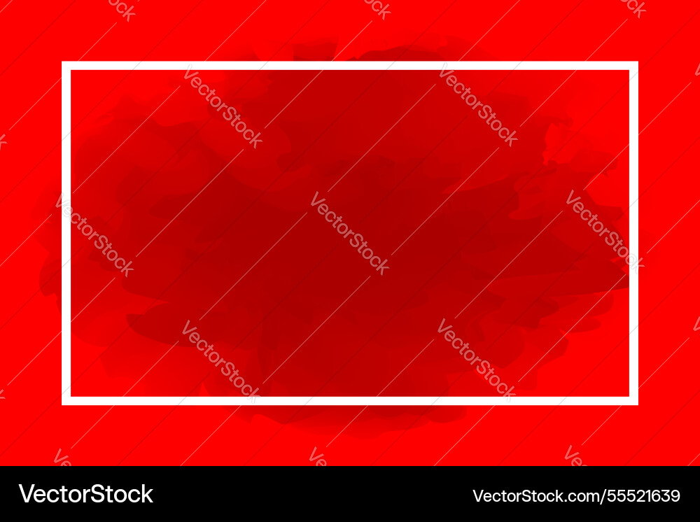 Rectangle line white on abstract red background Rectangle line white on abstract red background Vector Image