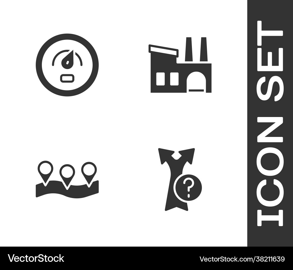 Set arrow digital speed meter location Set arrow digital speed meter location vector image