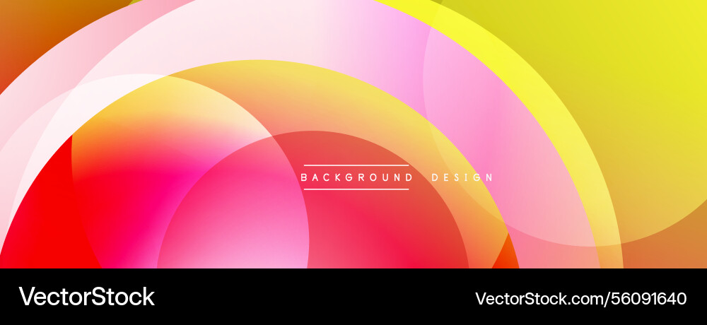Abstract composition with layered circular Abstract composition with layered circular Vector Image