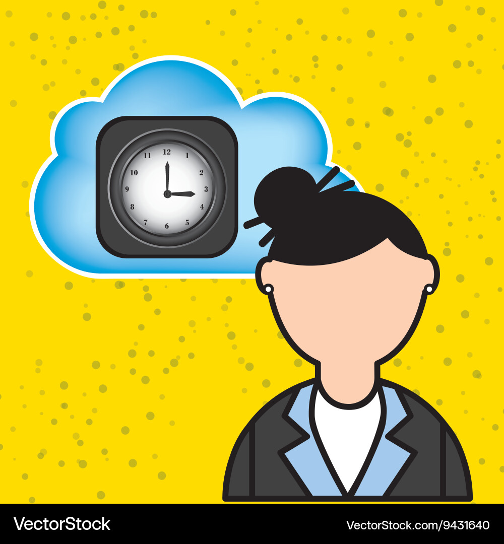 Cloud computing design Vector Image