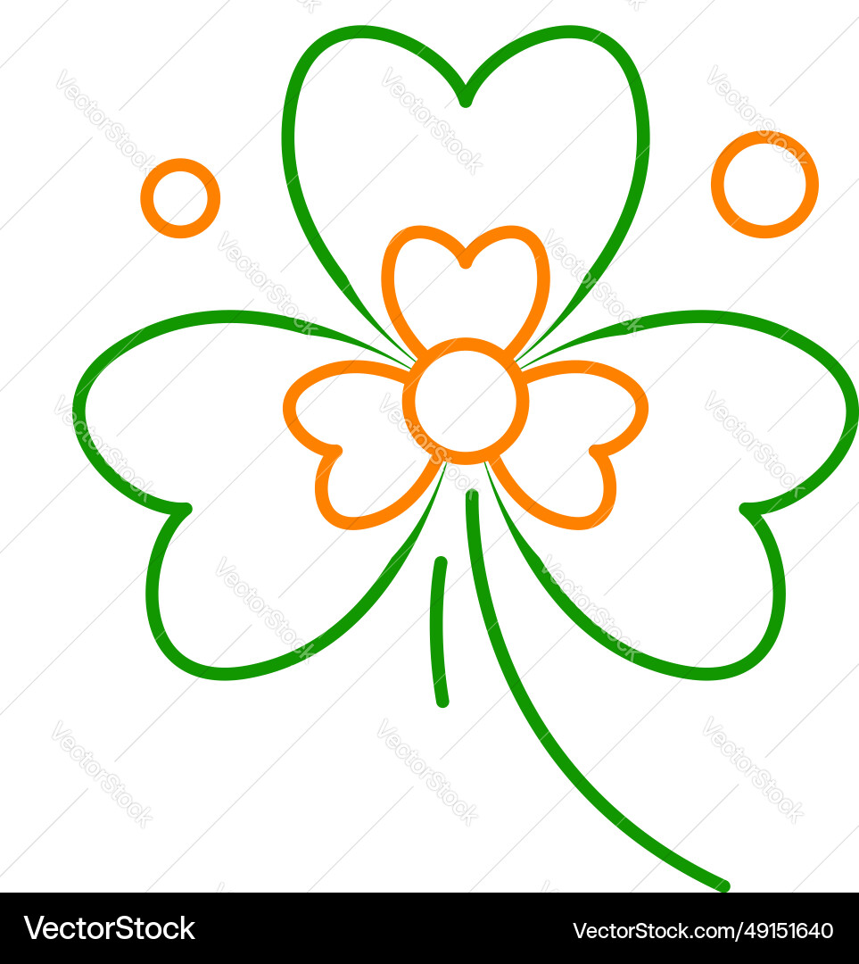 Cloverleaf element design pattern frame collection Cloverleaf element design pattern frame collection Vector Image