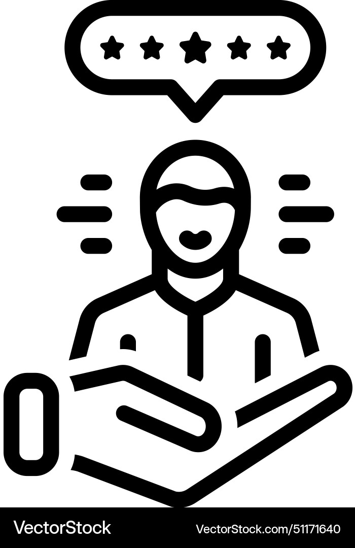 Customer satisfaction Royalty Free Vector Image