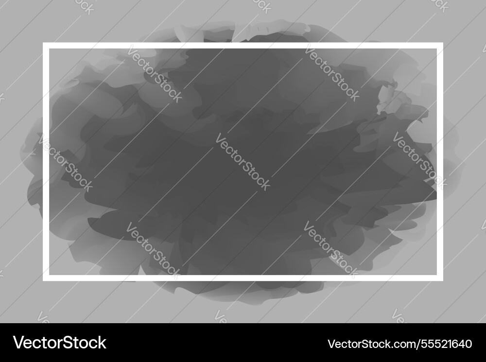 Rectangle line white on abstract grey soft Vector Image