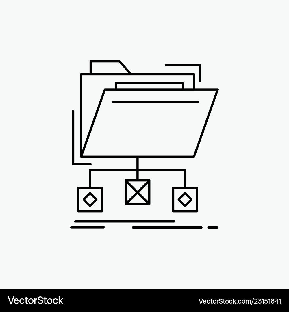 Backup von Dateien Ordner Netzwerkzeile Symbol Backup von Dateien Ordner Netzwerkzeile Symbol vektorbild