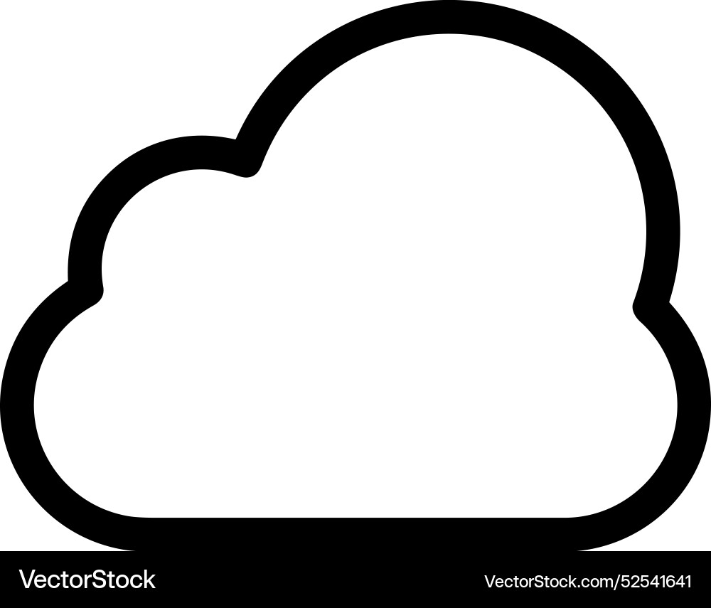 Cloud storage icon symbol image of the hosting Cloud storage icon symbol image of the hosting Vector Image