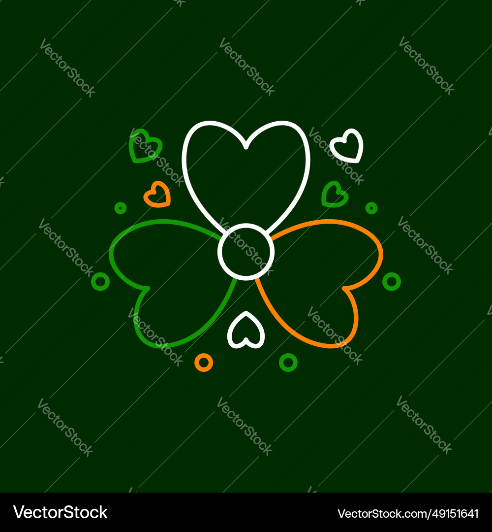 Cloverleaf element design pattern frame collection Cloverleaf element design pattern frame collection Vector Image