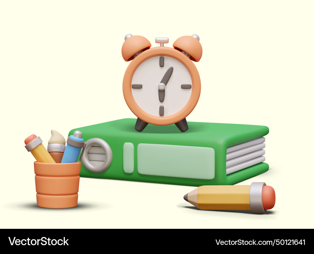 Composition with green folder files Composition with green folder files vector image