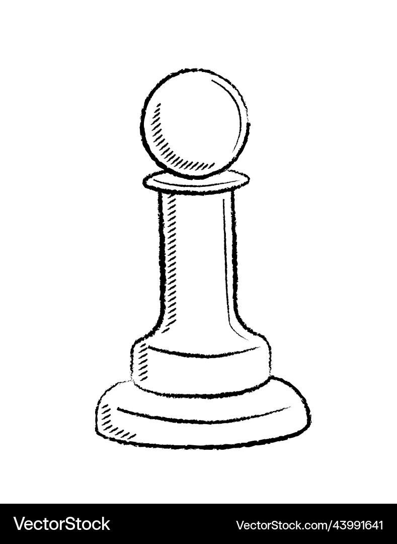 Hand drawn board game element Hand drawn board game element vector image