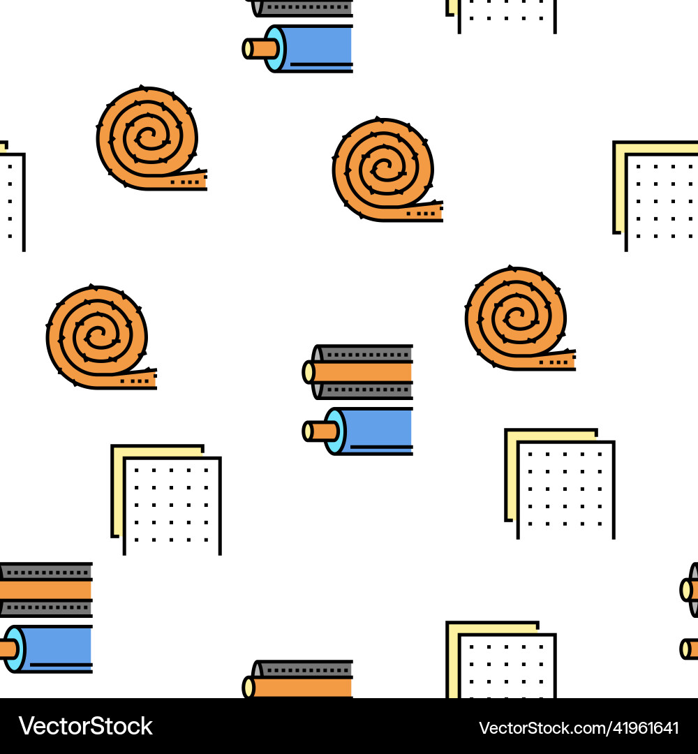 Insulation building seamless pattern Insulation building seamless pattern Vector Image