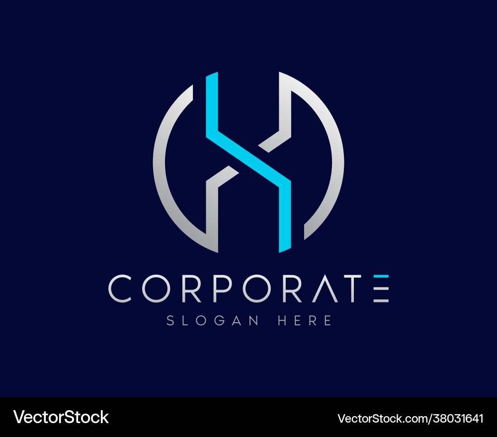 Original Letter X Logo Original Letter X Logo vektorbild
