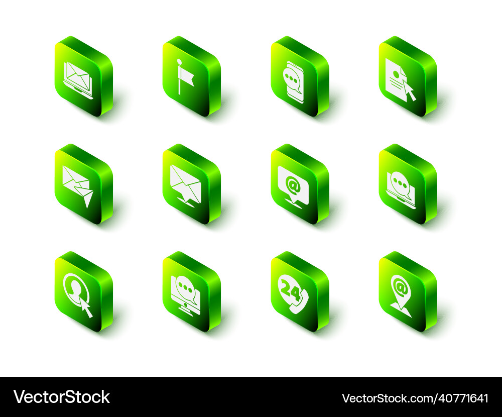 Set location marker chat messages notification Set location marker chat messages notification vector image