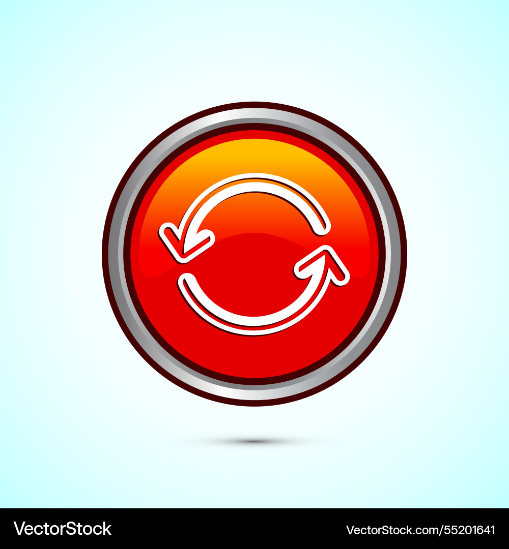Sync processing icon design synchronization Sync processing icon design synchronization vector image