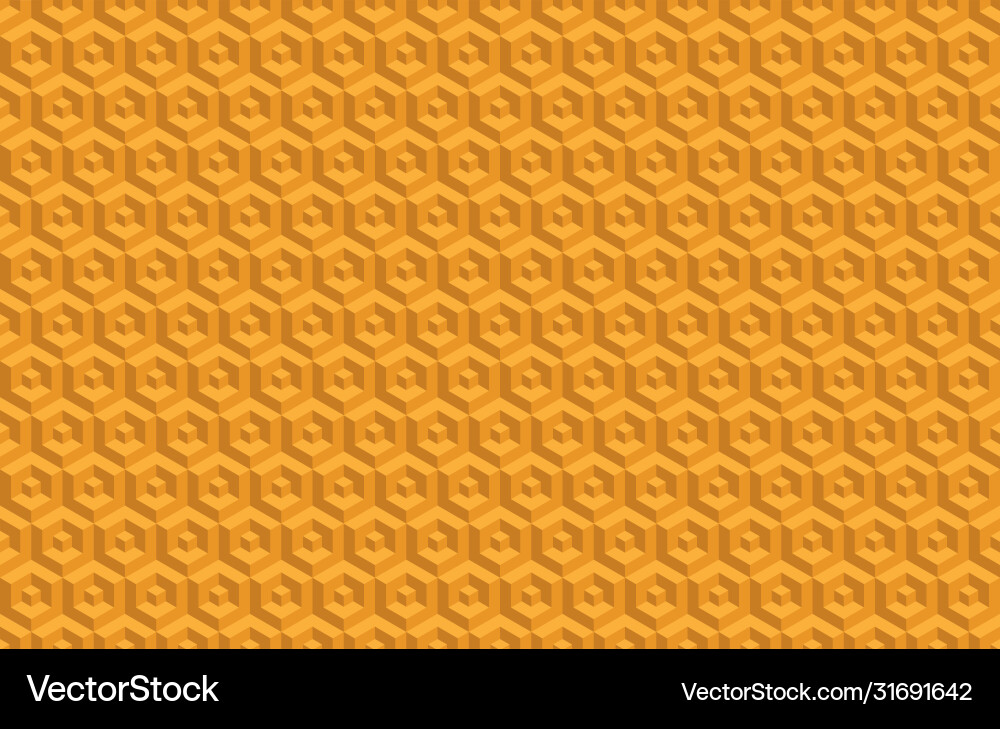 Abstract seamless three-dimensional cube pattern Abstract seamless three-dimensional cube pattern vector image