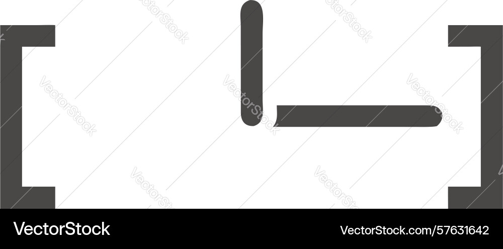 Brackets icon code programming symbol design vector image