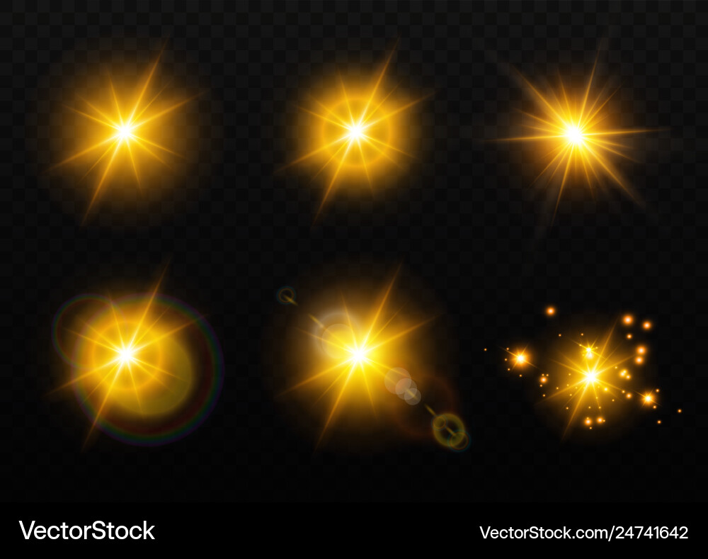 Exploding Light Burst vector image