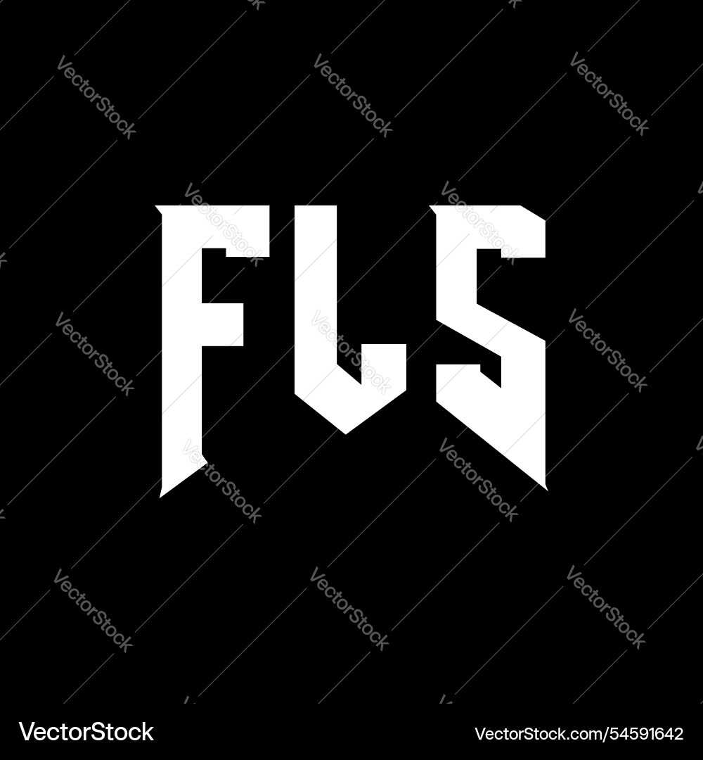 Fls letter logo design for technology company – Royalty-Free Vector ...