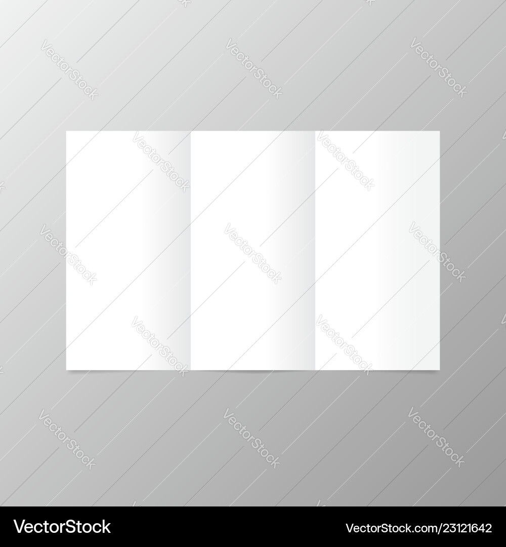 Layout postcard with open blank pages vector image