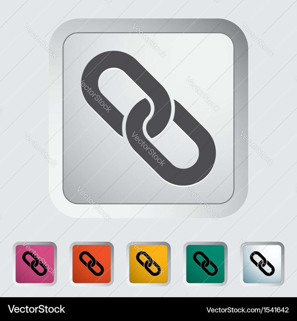 Link Icon - Connection Symbol vector image