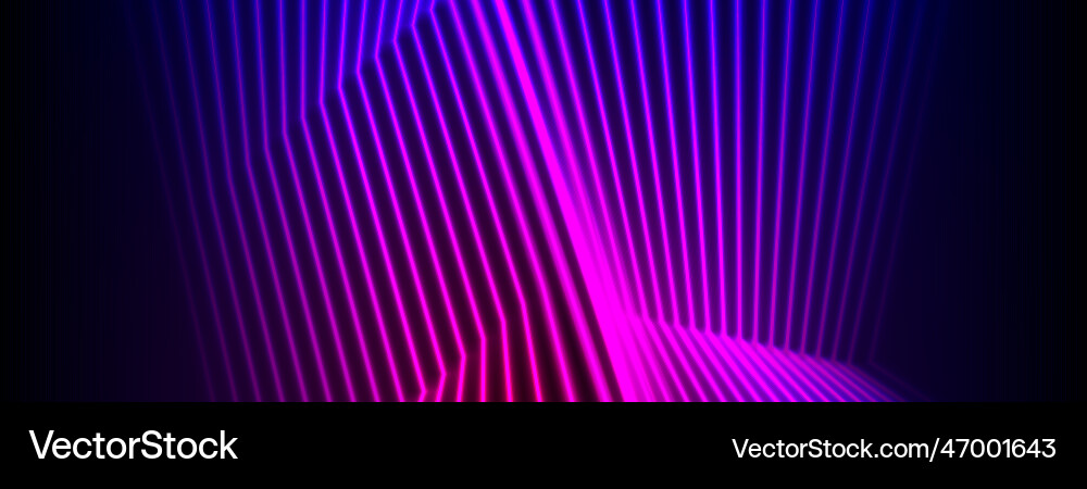 Blue and ultraviolet neon curved lines tech Blue and ultraviolet neon curved lines tech vector image