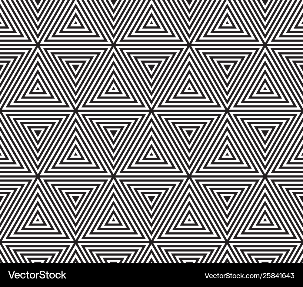 Geometric Triangle Grid Pattern vector image