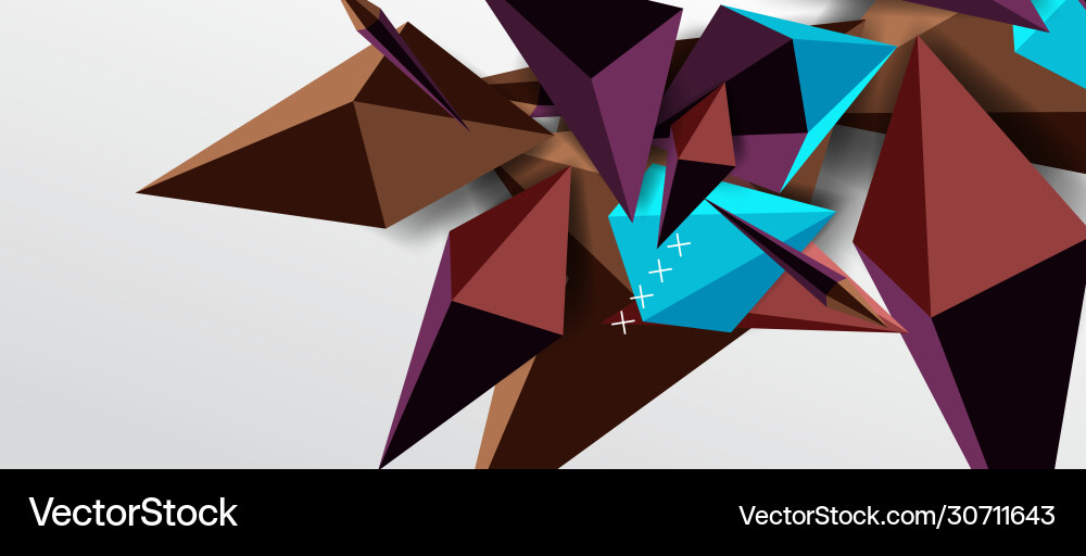 Trendy simple triangle abstract background Trendy simple triangle abstract background Vector Image