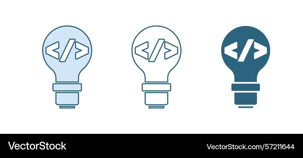 Blue web design and front end development icon Blue web design and front end development icon vector image