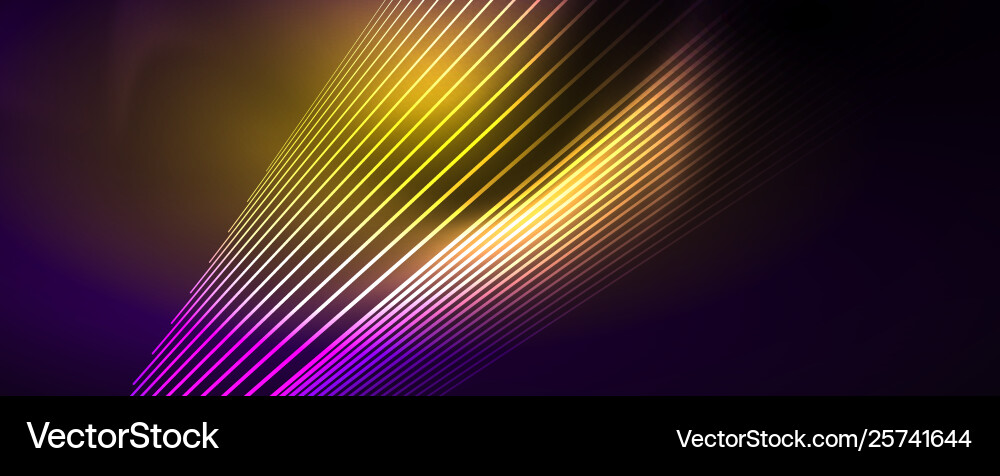 Color light with lines outer space background Color light with lines outer space background vector image