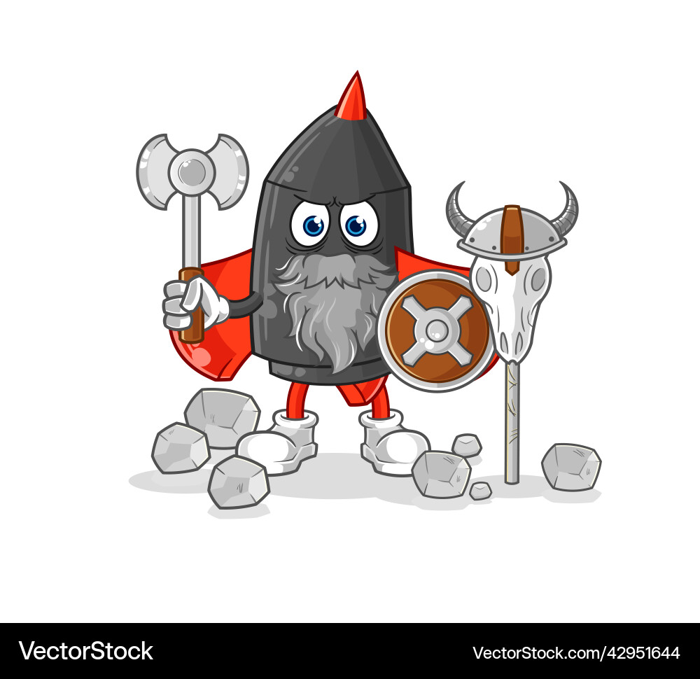 Dart viking with an ax character Dart viking with an ax character Vector Image