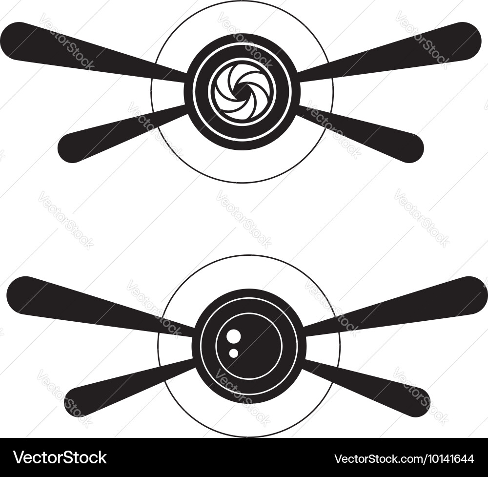 Drone with Camera Vector Image