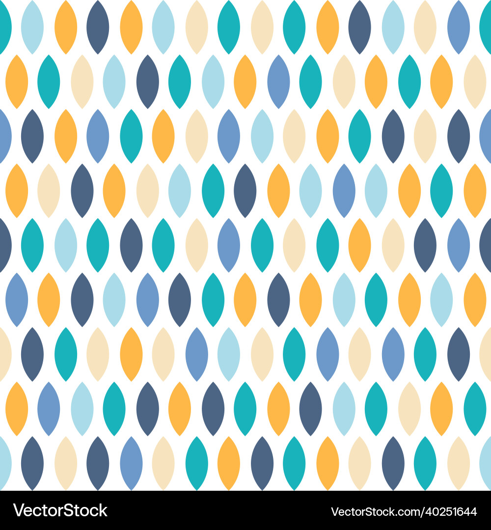 Geometric seamless pattern multicolored Vector Image