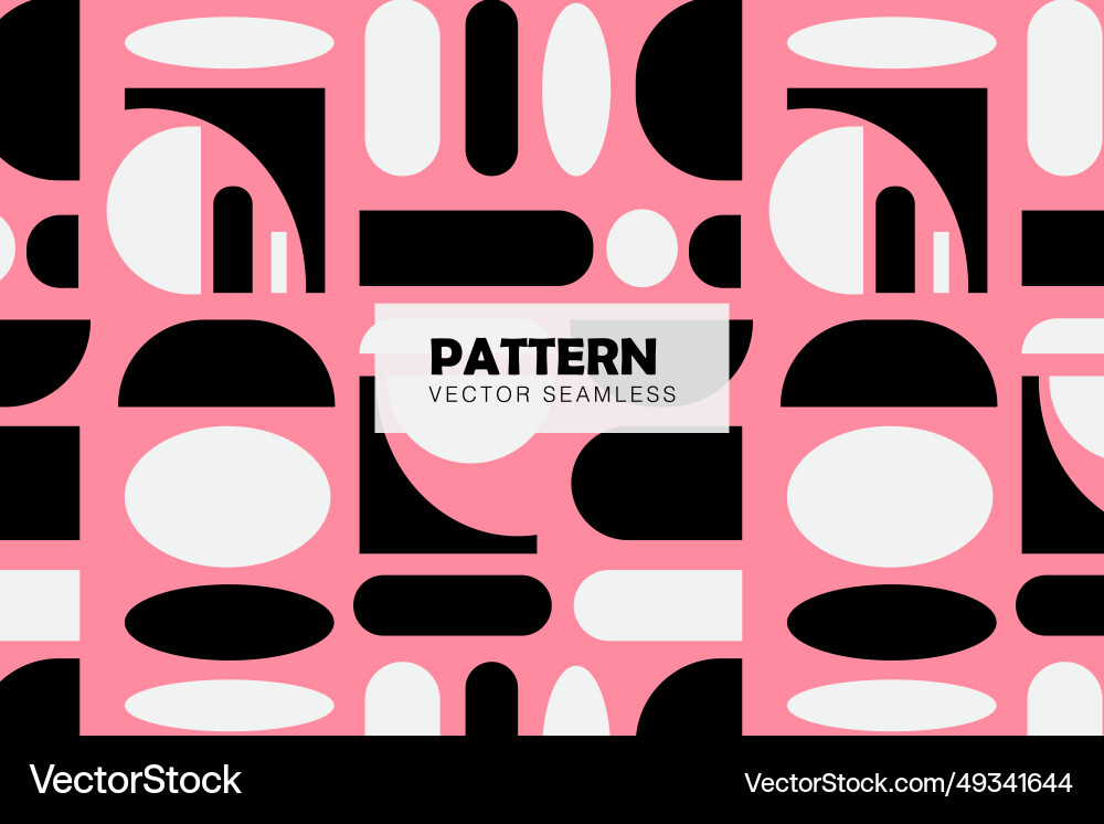 Geometric shapes abstract pattern vector image
