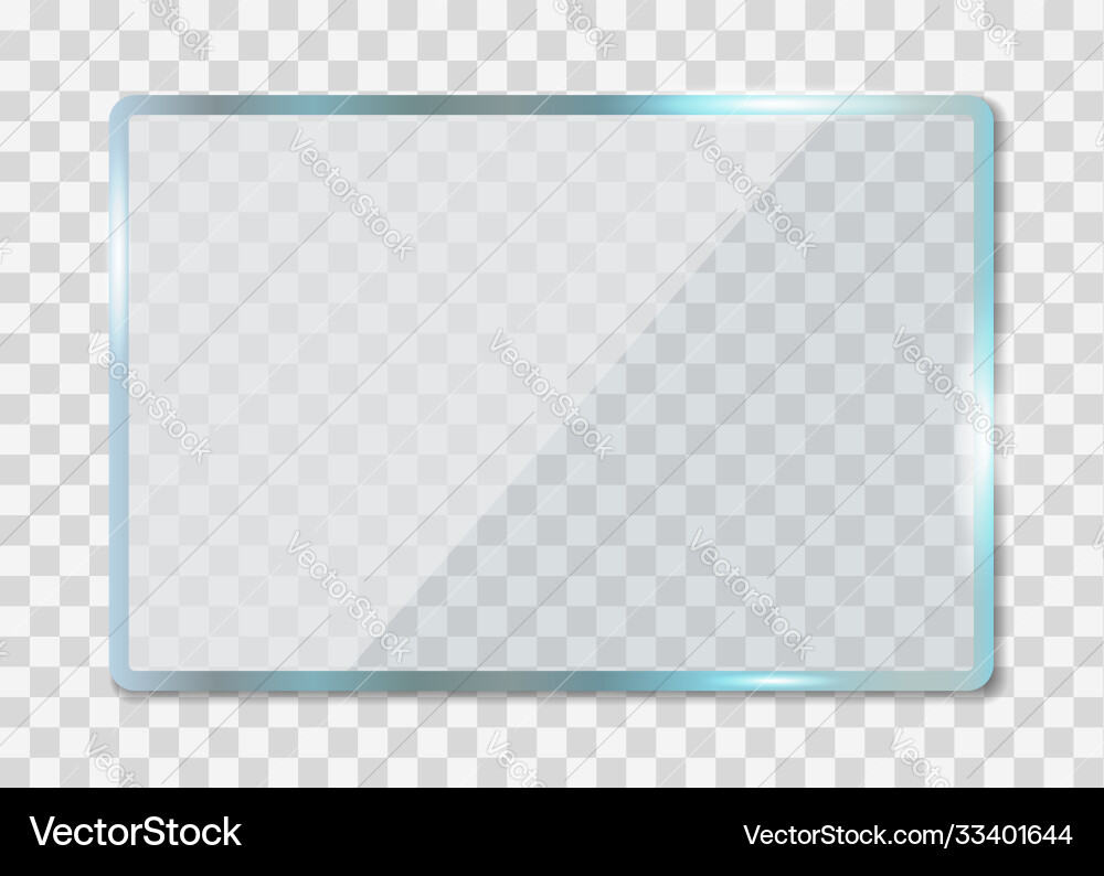 Glastextur Acrylfenster mit Reflexion Glastextur Acrylfenster mit Reflexion vektorbild