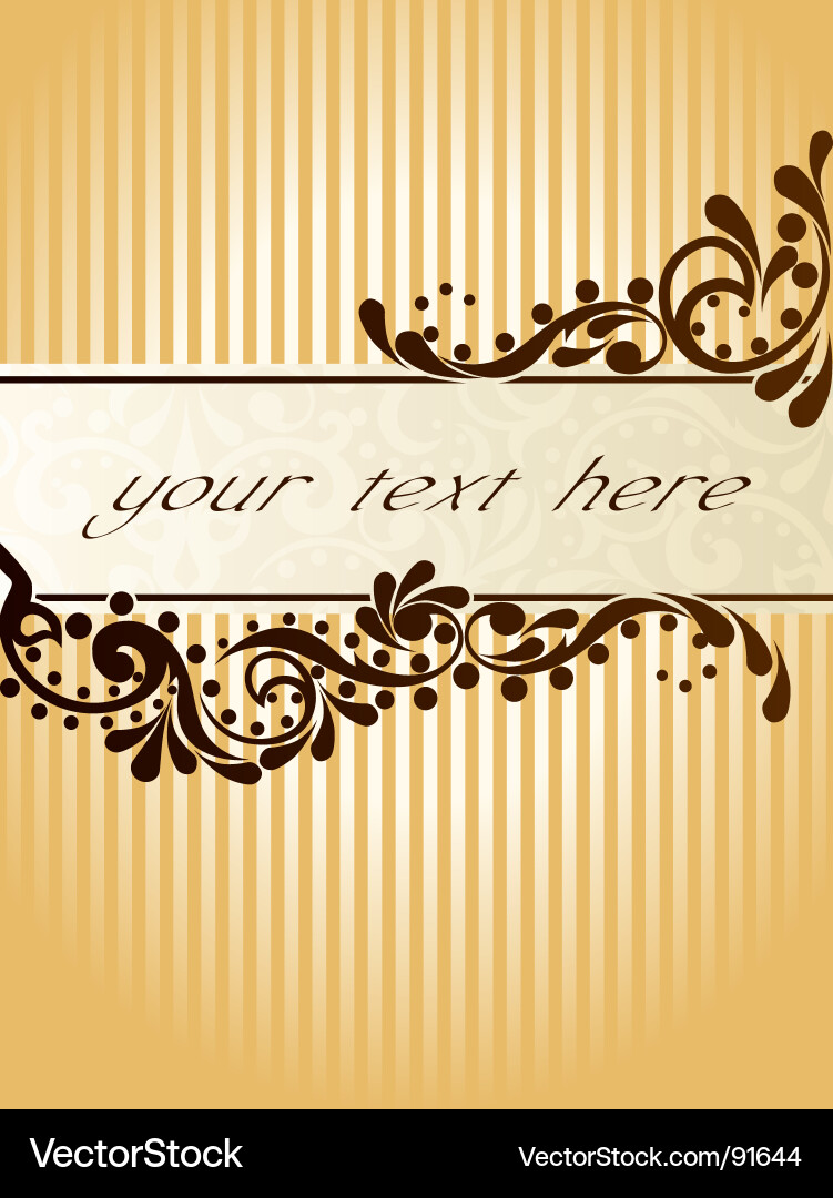 Vintage Sepia Banner vector image