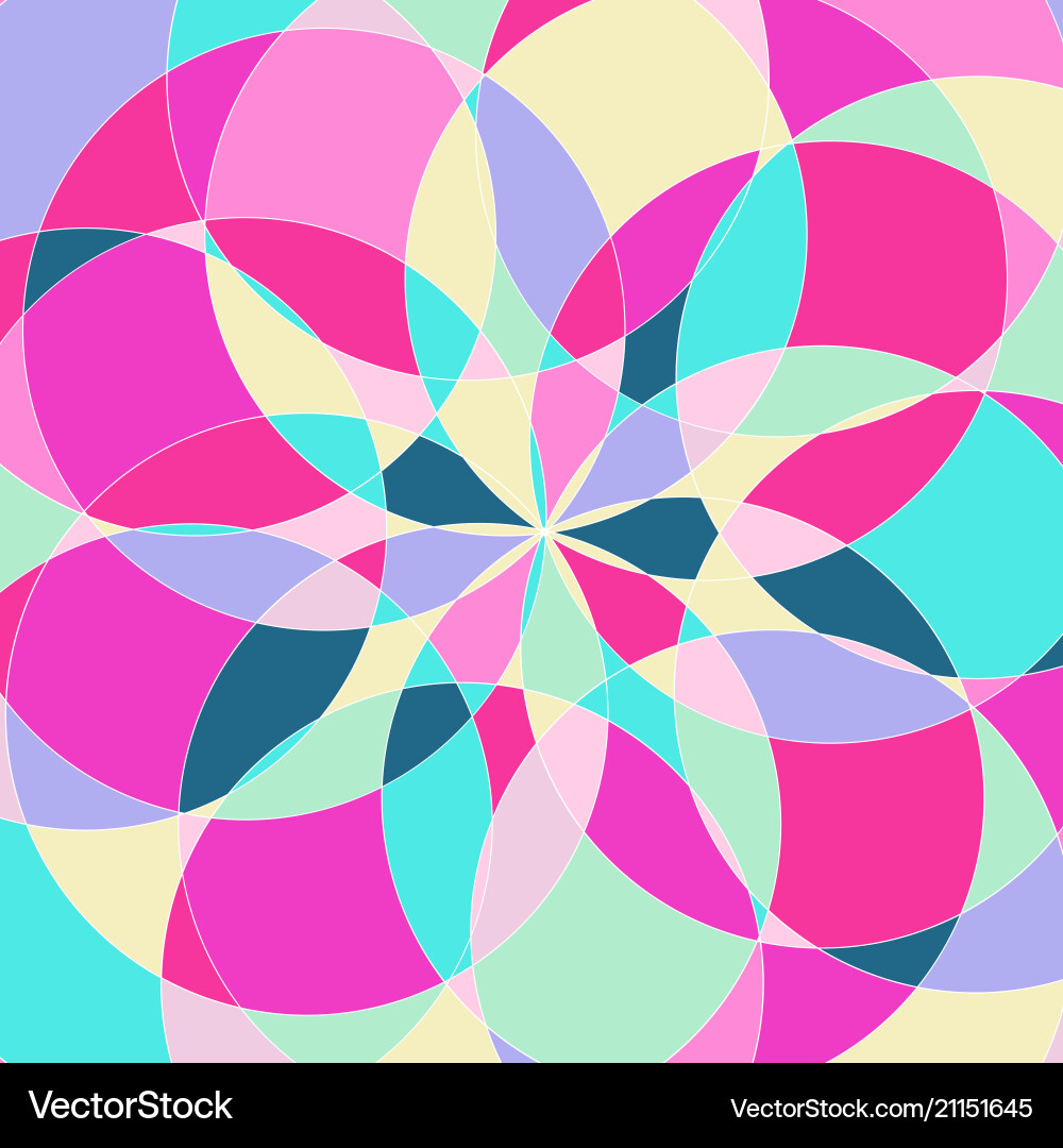 Abstract pattern with multi-colored parts vector image
