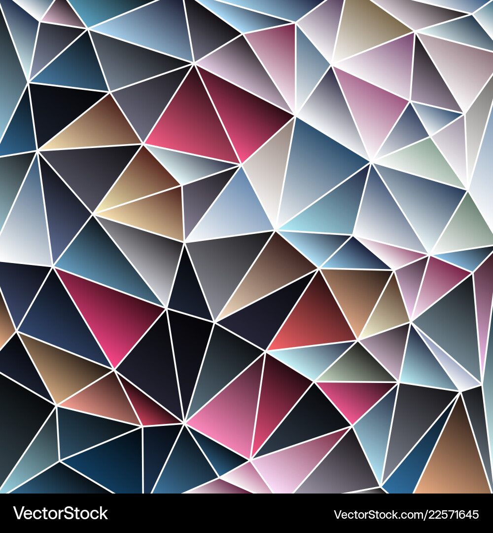 Abstract vitrage with triangular multi colors grid Abstract vitrage with triangular multi colors grid vector image