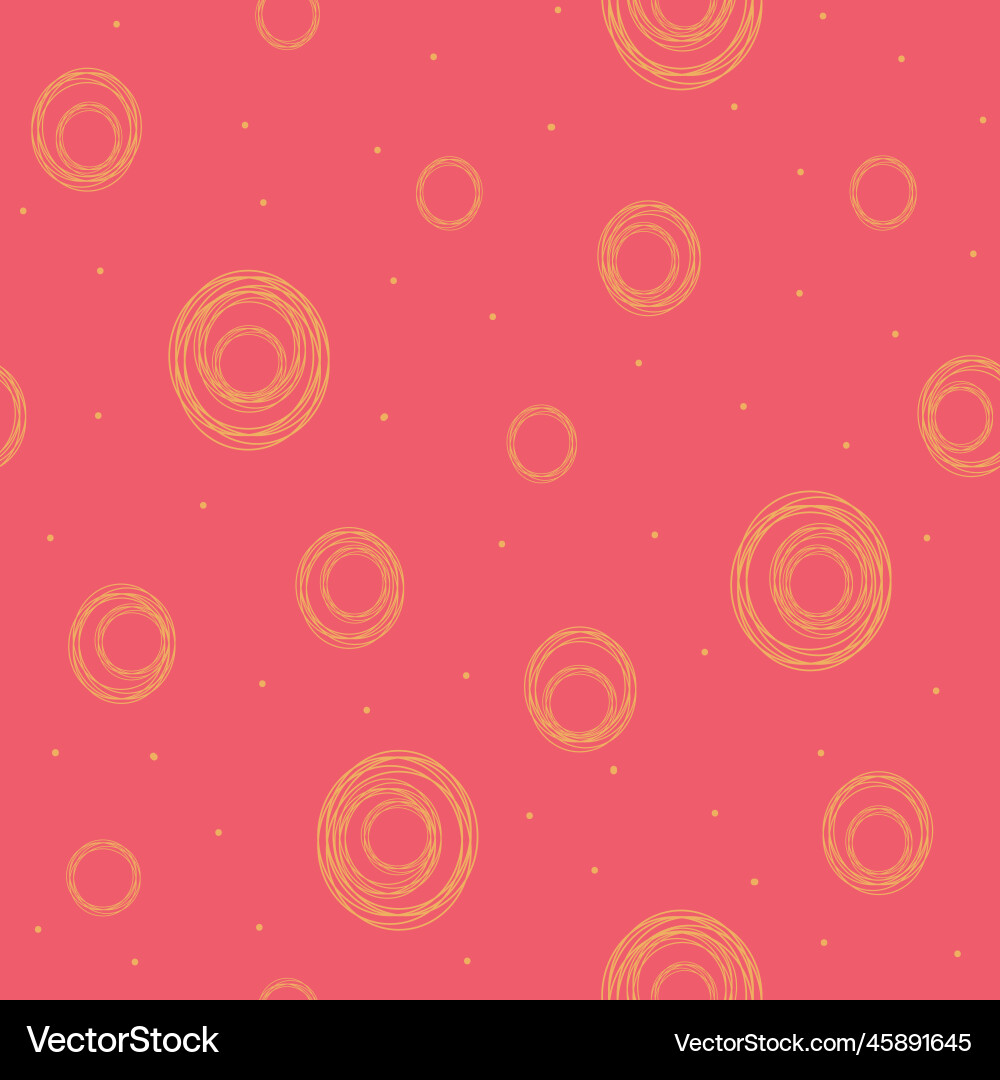 Circles seamless pattern background Vector Image