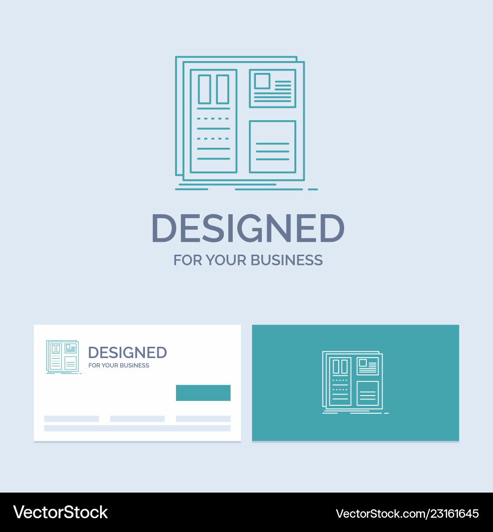 Design grid interface layout ui business logo Vector Image