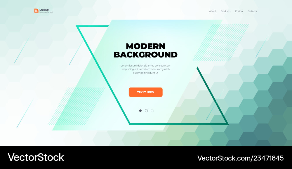 Geometric Abstract Gradient Background vector image