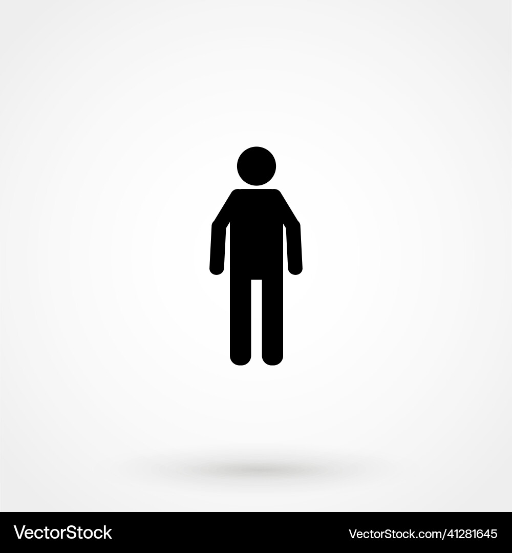 Man - icon Man - icon vector image