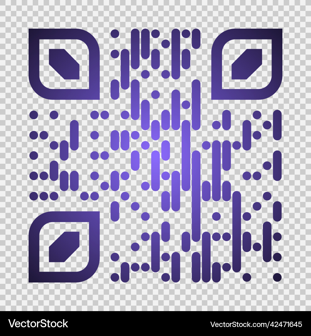 Qr code sample for smartphone scanning Qr code sample for smartphone scanning vector image