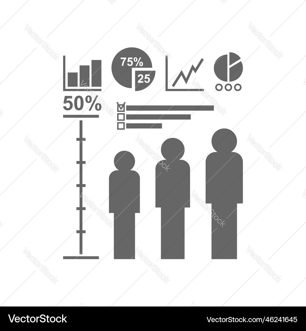 Statistics graph and chart Statistics graph and chart Vector Image