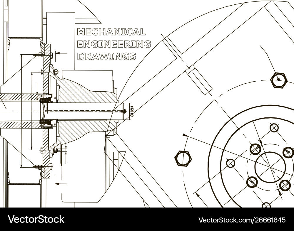 Technical mechanical engineering Technical mechanical engineering Vector Image