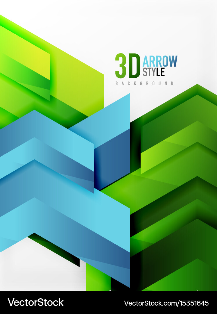 Techno arrow background Vector Image
