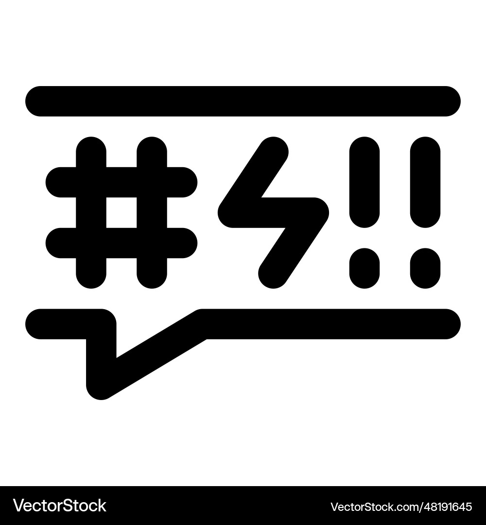 Using digital technology for bad abusive comment Vector Image