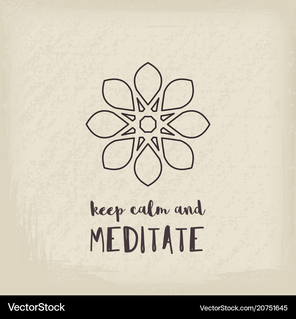 Yoga Studio Poster Yoga Studio Poster vektorbild
