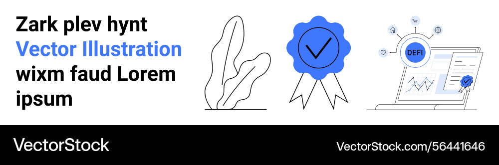 Certification badge with analytics dashboard Certification badge with analytics dashboard vector image