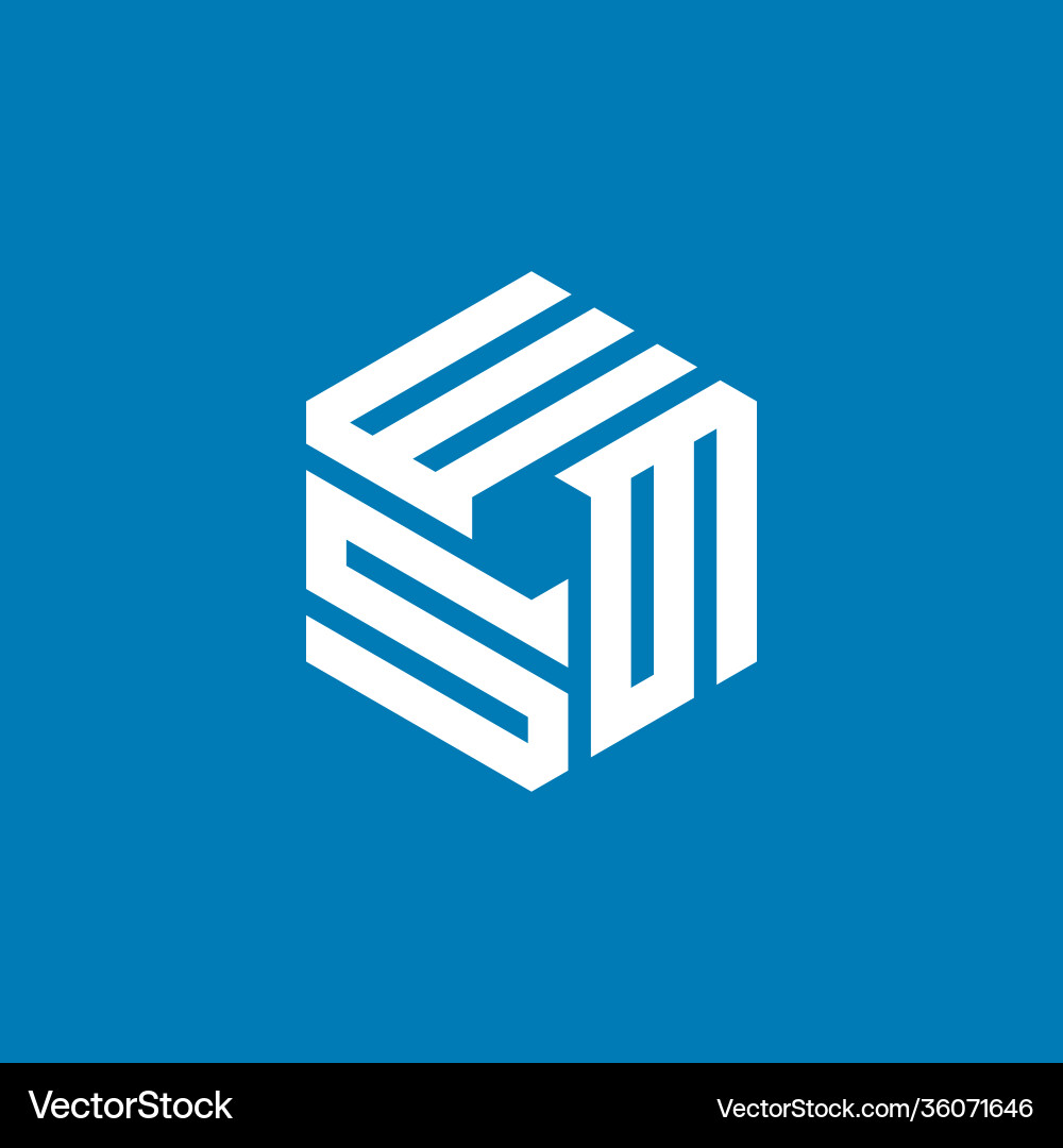 Egs Spring EGS Initial Logo Concept Royalty Free Vector Image