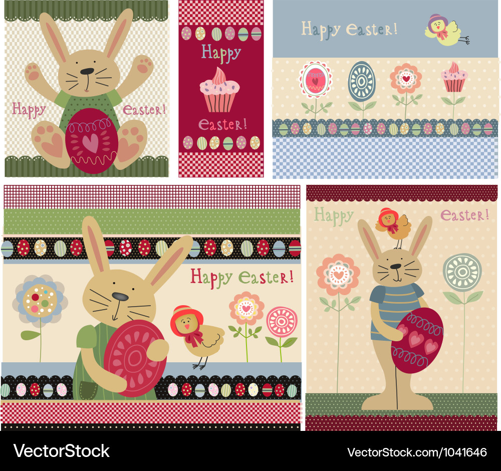 Happy easter Royalty Free Vector Image - VectorStock